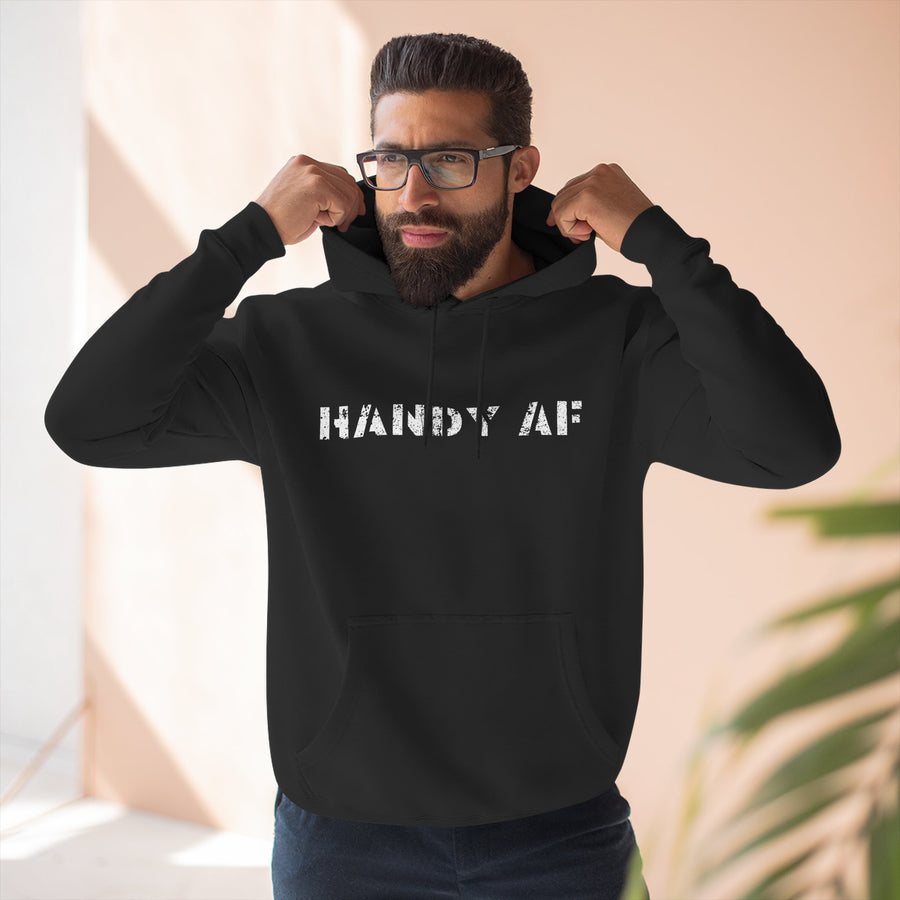 Handy AF Hoodie - Cozy Fleece Sweatshirt for DIY Enthusiasts
