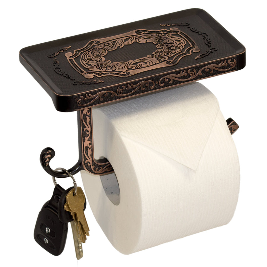 Oil-Rubbed Bronze Toilet Paper Holder