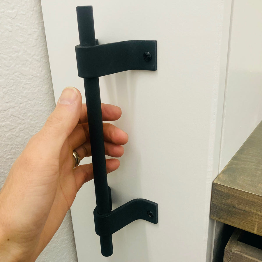 10-inch Industrial Steel Strap Pull Door Handle