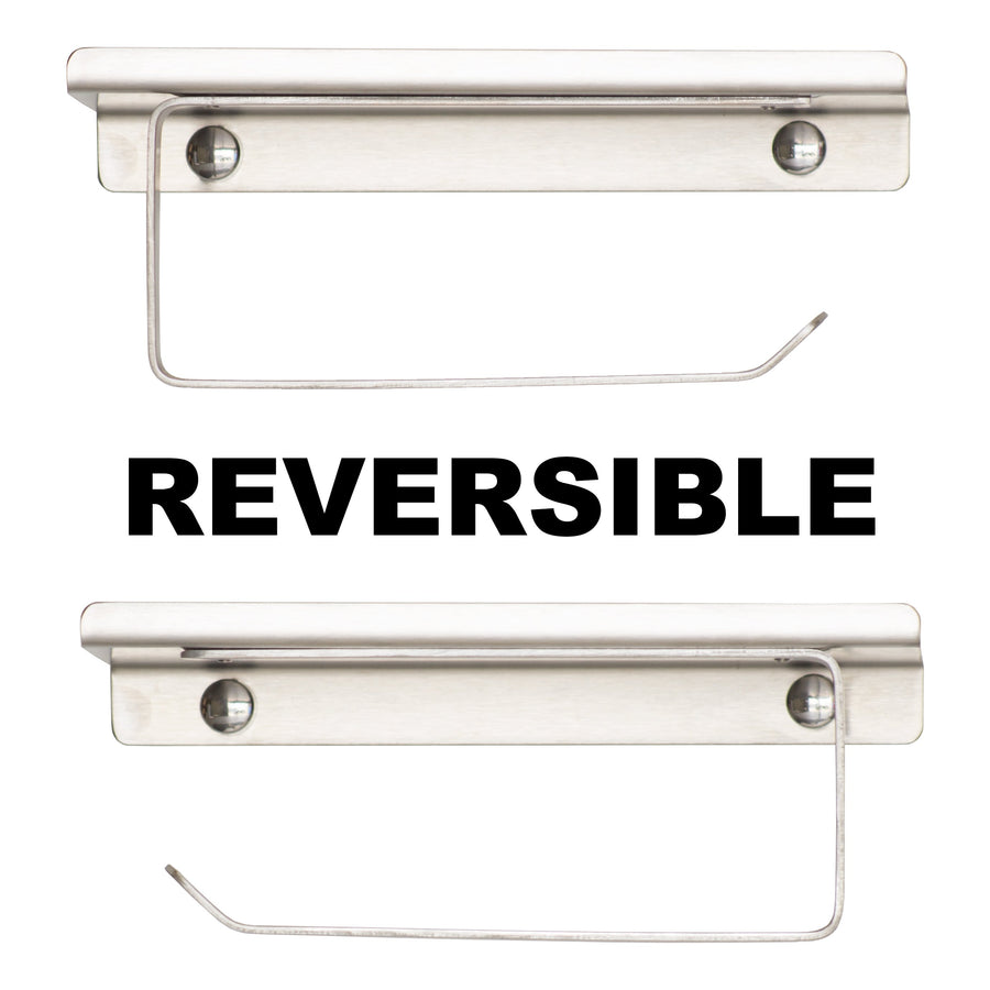 Toilet Paper Holder With Shelf Roll Holder Wall Mounted Toilet Paper