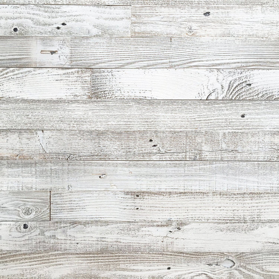 Reclaimed Wood Plank Wall and Installation
